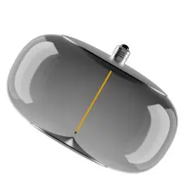 Ledvance E27 LED Pære Vintage 1906 Big Elipse 6 Filament Magnetic 4W 818 Smoke E27 1800K 60lm 320° IP20 - Edison E27 LED pærer