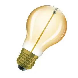 Ledvance E27 LED Pære Vintage 1906 Classic A 8 Filament Magnetic 1.8W 827 Gold E27 2700K 80lm 320° IP20 - Edison E27 LED pærer
