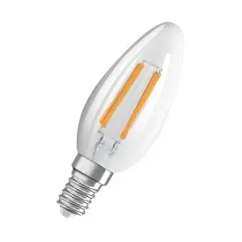 Ledvance E14 LED Pære Superstar Plus Classic B 40 Filament 4W 827 E14 3step DIM 2700K 470lm 300° IP20 - Kerte E14 LED pærer