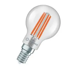 Ledvance E14 LED Pære Classic P 40 Filament Energy Efficiency Class A S 2.2W 827 Clear E14 2700K 470lm 330° IP20 - Krone E14 LED pærer