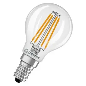Ledvance E14 LED Pære Classic P 60 Filament Energy Efficiency Class A S 3.8W 827 Clear E14 2700K 806lm 300° IP20 - Krone E14 LED pærer