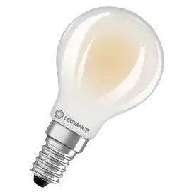 Ledvance E14 LED Pære Classic P 60 Filament Energy Efficiency Class A S 3.8W 827 Frosted E14 2700K 806lm 300° IP20 - Krone E14 LED pærer