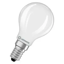 Ledvance E14 LED Pære Classic P 40 Filament DIM P 3.4W 827 Frosted E14 2700K 470lm 300° IP20 dæmpbar - Krone E14 LED pærer