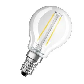 Ledvance E14 LED Pære Classic P 25 Filament P 2.5W 827 Clear E14 2700K 250lm 300° IP20 - Krone E14 LED pærer