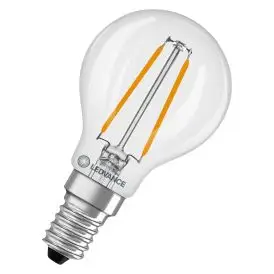 Ledvance E14 LED Pære Classic P 25 Filament V 1.8W 827 Clear E14 2700K 250lm 300° IP20 - Krone E14 LED pærer
