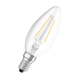 Ledvance E14 LED Pære Classic B 25 Filament 2.5W 827 Clear E14 2700K 250lm 300° IP20 - Kerte E14 LED pærer