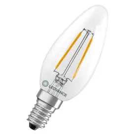Ledvance E14 LED Pære Classic B 25 Filament V 1.8W 830 Clear E14 3000K 250lm IP20 - Kerte E14 LED pærer