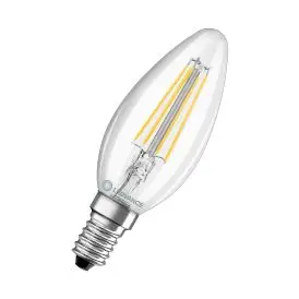 Ledvance E14 LED Pære Classic B 40 Filament V 4W 827 Clear E14 2700K 470lm 300° IP20 - Kerte E14 LED pærer