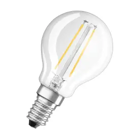 Ledvance E14 LED Pære Classic P 25 Filament 2.5W 827 Clear E14 2700K 250lm 300° IP20 - Krone E14 LED pærer