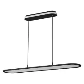 Ledvance Sensor Office Line Panel Ellipse 57W 940 Black 4000K 2700lm 102.00° IP20 sort dæmpbar - Kontorarmaturer