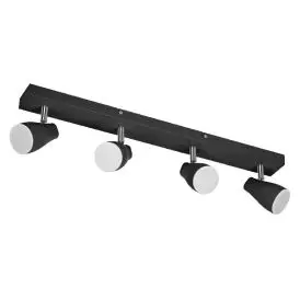 Ledvance LED Spot Spot Pear 4 X 4.3W 2700K GU10 17,20 W 840lm 36° IP20 sort - LED spots og skinnespots
