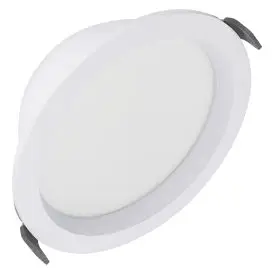 Ledvance LED Downlight DL CMFT DA D150 P 18W ML 93040 OP WT 18 W / 15 W / 12 W 3000K 2160lm 95° IP44/IP20 hvid dæmpbar - Indbyggede LED downlights