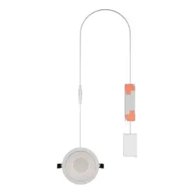 Ledvance LED Downlight DL CMFT HE DA D150 P 15W 840 U19 WT 15 W / 12 W / 10 W 4000K 2100lm 55° IP44/IP20 hvid dæmpbar - Indbyggede LED downlights