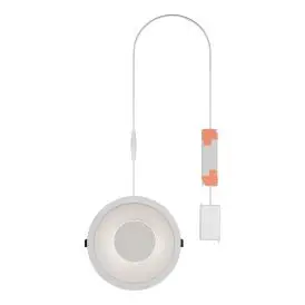 Ledvance LED Downlight DL CMFT HE DA D250 P 36W 840 U19 WT 36 W / 30 W / 25 W 4000K 5200lm 60° IP44/IP20 hvid dæmpbar - Indbyggede LED downlights