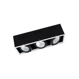 Ledvance LED Spot SPOT MULTI 3 X 30W 4000K FL WT/BK 3*30 W 3lm 38° IP20 hvid - Indbygningsspots