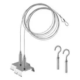Ledvance LED Lysbåndsarmatur TRUSYS FLEX SUSPENSION KIT sølv - Tilbehør til lineære armaturer