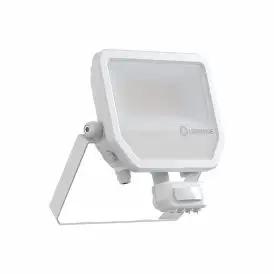 Ledvance LED Projektør FL 50 SN P 41W 6KLM 840 PS SY100 WT 41 W / 27 W 4000K 6000lm IP65 hvid - LED projektører med sensor