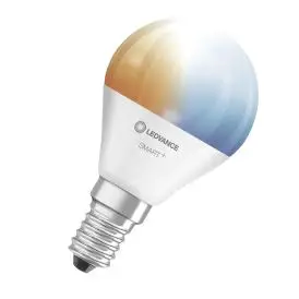 Ledvance SMART WiFi P40 4,9W 230V TW FR E14 SINGLE PACK 2700K 470lm 180° IP20 hvid dæmpbar - Smart armaturer