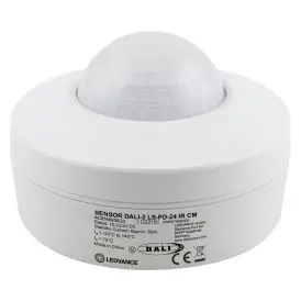 Ledvance Sensor DALI-2 LIGHT/PRESENCE-24 INFRARED CEILING MOUNTING 0,10 W IP54 hvid - Sensorer