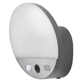 Ledvance Smart Udendørs LED Armatur SMART+ WiFi Camera Round 15 W 3000K 950lm 120° IP44 grå dæmpbar - Smart udendørsbelysning