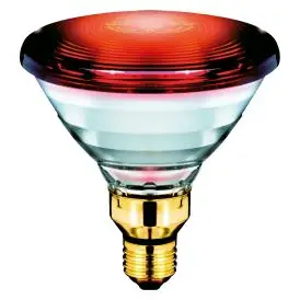 Philips PAR38 infrarød varmepære 150W E27 rød 230 V - Infrarøde pærer og lamper