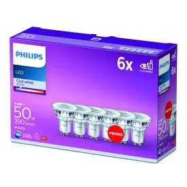Philips LED-spot 4,6W GU10 4000K 36° – 6-pak - GU10 LED spotpærer