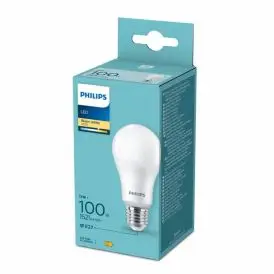 Philips LED-pære A60 13W E27 2700K mat - E27 LED pærer