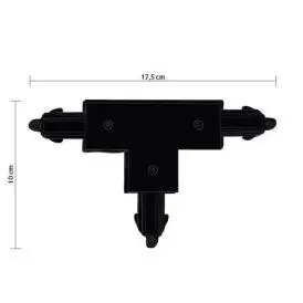 Halo Track T-stykke Sort - DEALS