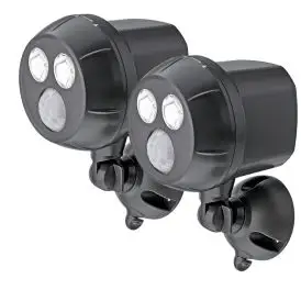 Mr Beams UltraBright Spotlight 2-Pak Brun - Nat- og sensorlamper