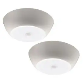 Mr Beams UltraBright Ceiling Light 2-Pak Hvid - Nat- og sensorlamper